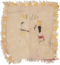 Worn Asafo Flag - 3'10 x 4'1