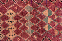 Vintage Moroccan Boucheroite Runner - 3’1 x 13'10