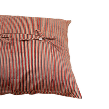 Rustic Stripes Hand Block Print Pillow - 20" x 20"
