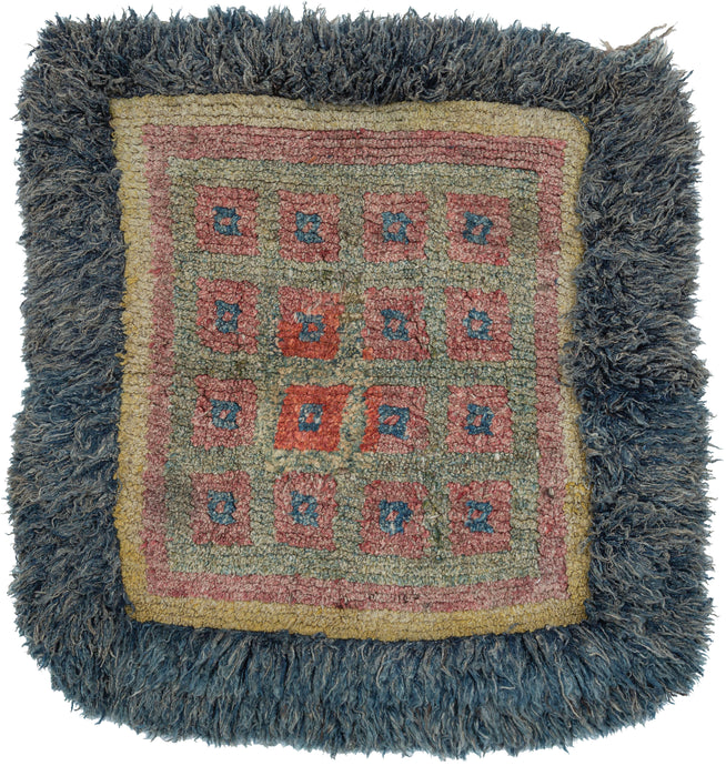 warpfaced back wangden tibetan rug