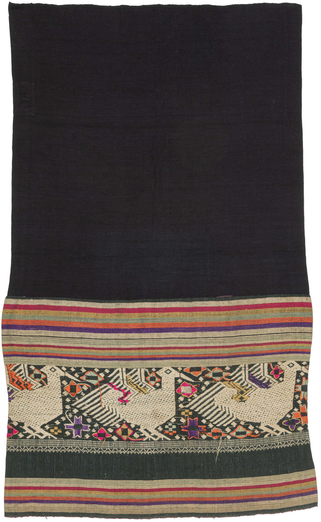 A finely woven skirt of the Tai Dam, or Black Tai, an ethnolinguistic group historically centered in northwestern Vietnam and neighboring Laos.
