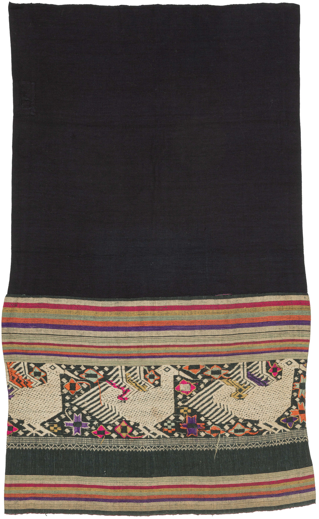 A finely woven skirt of the Tai Dam, or Black Tai, an ethnolinguistic group historically centered in northwestern Vietnam and neighboring Laos.