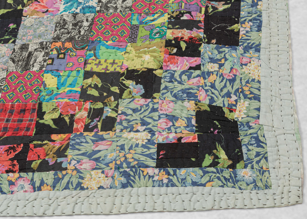 Mid-Century Patchwork Quilt - 4’7 x 7’4 – HEIRLOOM
