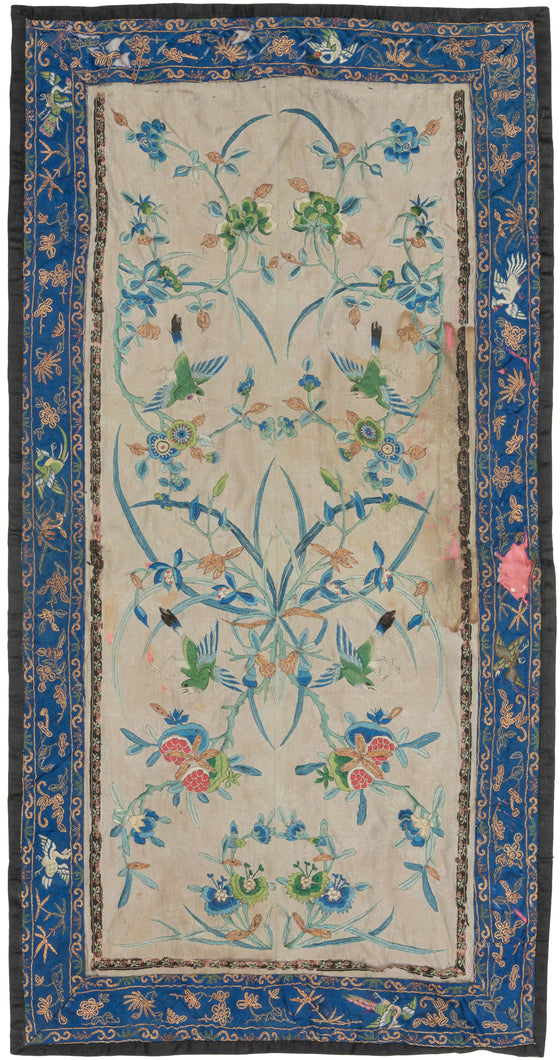 Silk & Metal Embroidery - 1'1 x 2'2