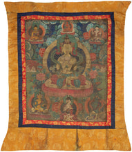 Antique Tibetan Thangka - 3'4 x 3'10