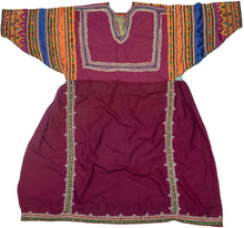 Mid Century Embroidered Sindh Dress with Mirrorwork - 3'11 x 4’3