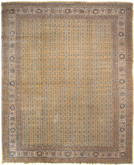 gold oversize tabriz rug mansion size highly decorative rare rug