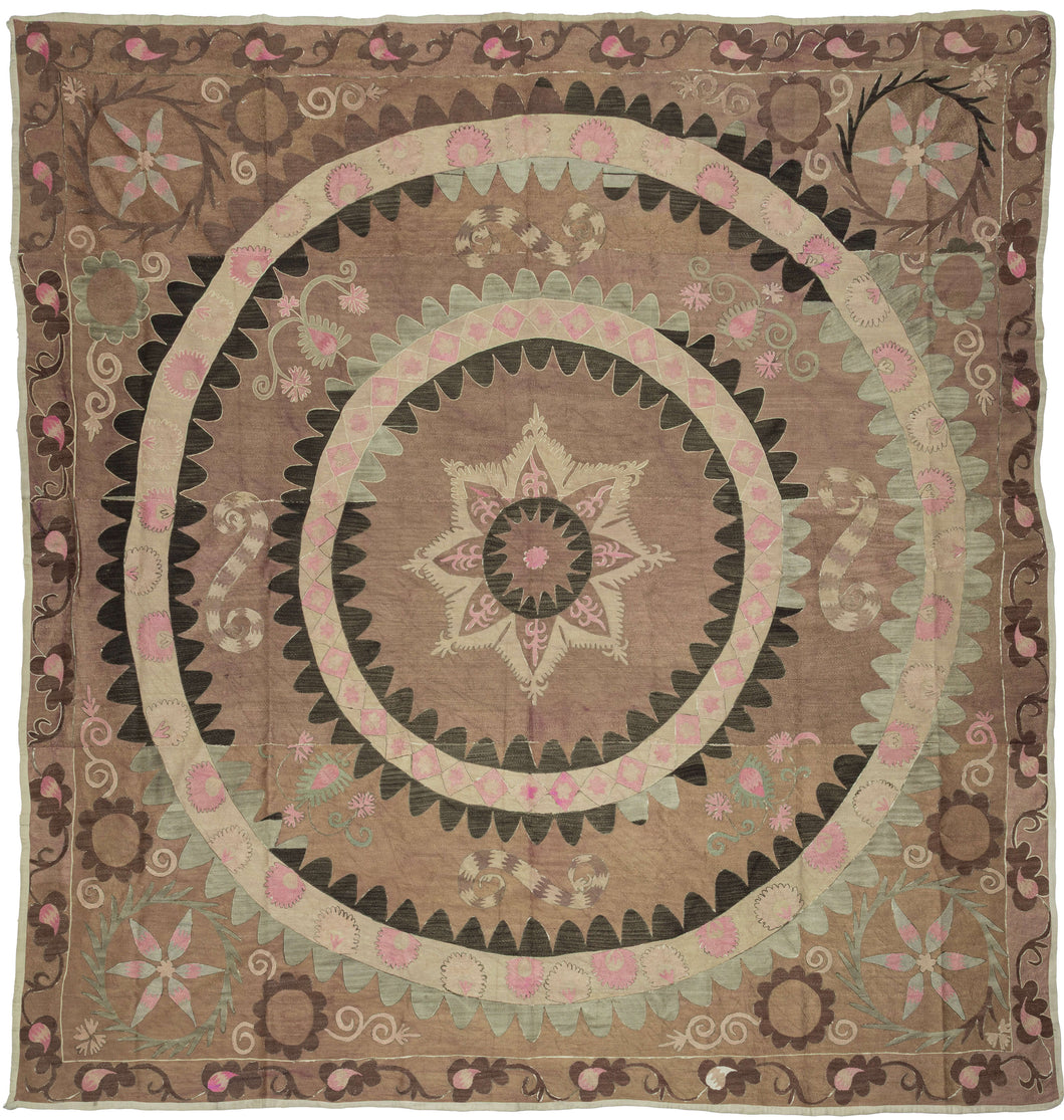 Vintage Suzani - 7'7 x 7'11