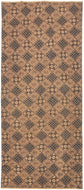 This vintage batik textile is an example of batik tulis—the traditional, hand-drawn wax-resist dyeing technique of Java, Indonesia. Its intricate pattern is arranged in a classic diagonal grid (kawung) formation, filled with an elegant interplay of florals, paisleys, and cosmic starbursts in warm, earthy tones of indigo, caramel, and ivory.

Each motif was meticulously applied by hand using a&nbsp;canting tool, a process that often takes weeks to complete and results in richly layered, deeply expressive clo