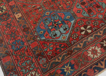 Antique Persian Bakhtiari - 6'4 x 9'7