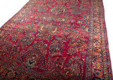 Persian Painted Sarouk Rug - 8' x 10'4