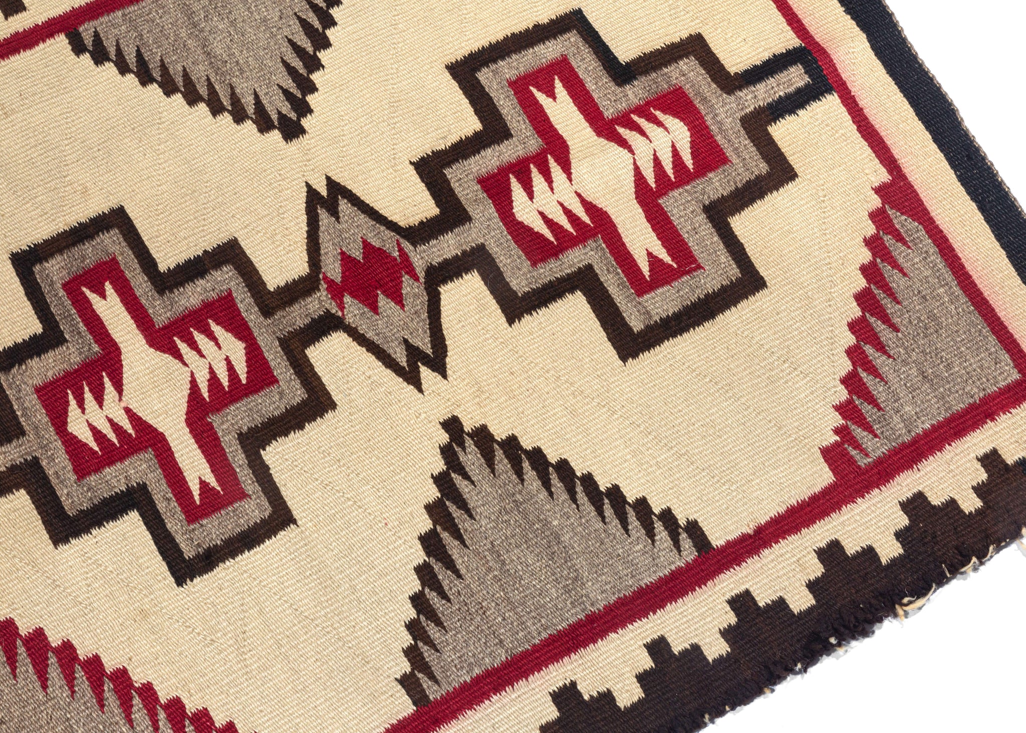 Antique Navajo Rug 2'9 x 3'2 HEIRLOOM