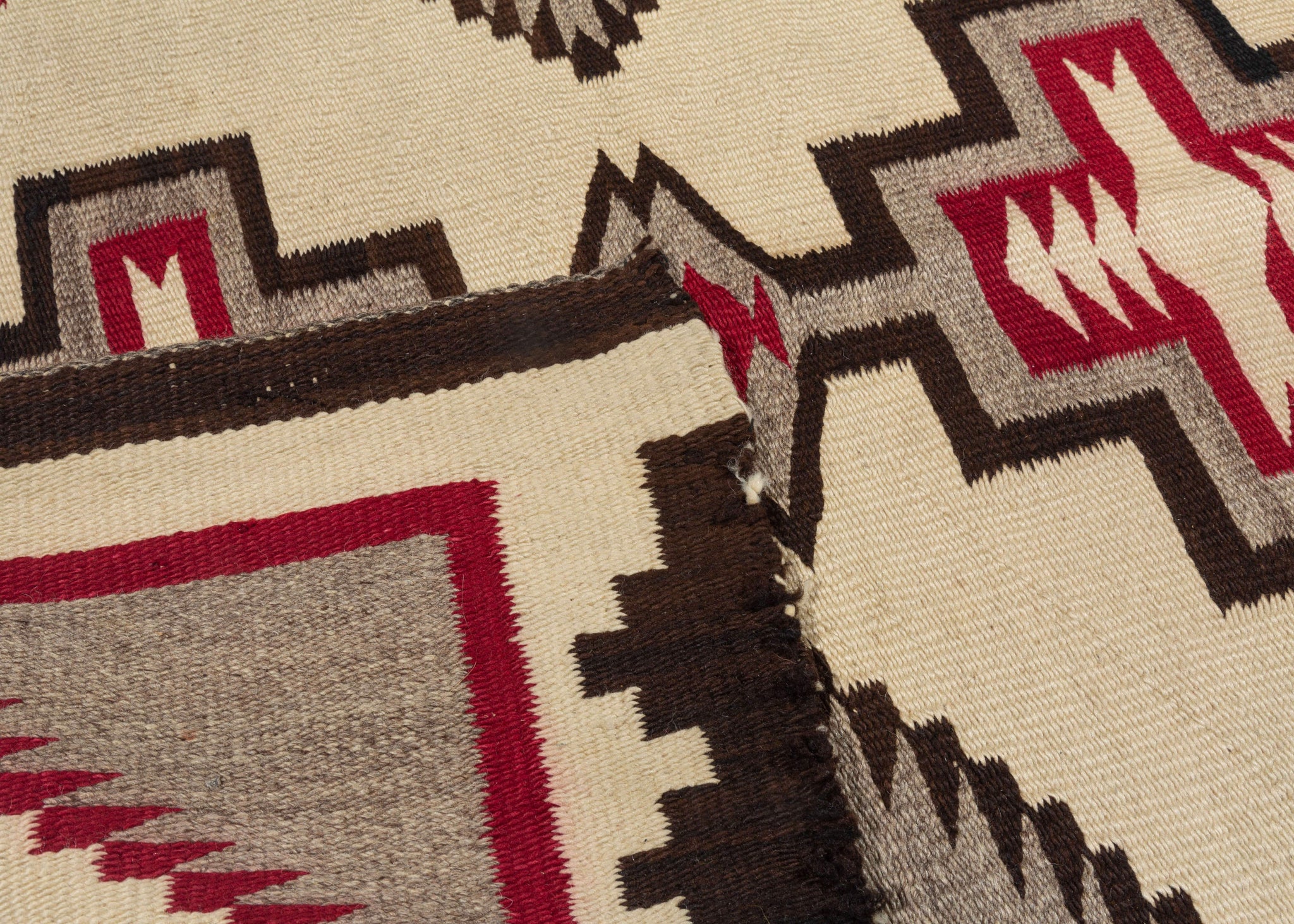 Antique Navajo Rug 2'9 x 3'2 HEIRLOOM