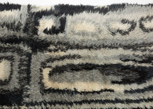Mid Century Rya Rug - 3'9 x 6'