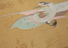 Painted Mongolian Tapestry - 5'2 x 7'1