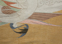 Painted Mongolian Tapestry - 5'2 x 7'1