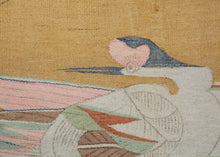 Painted Mongolian Tapestry - 5'2 x 7'1