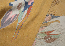 Painted Mongolian Tapestry - 5'2 x 7'1