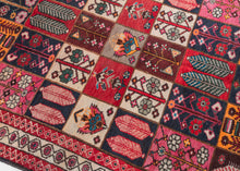 Mid Century Bakhtiari Garden Rug - 5'1 x 6'7