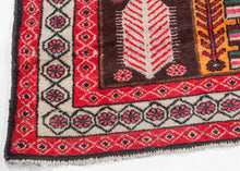 Mid Century Bakhtiari Garden Rug - 5'1 x 6'7