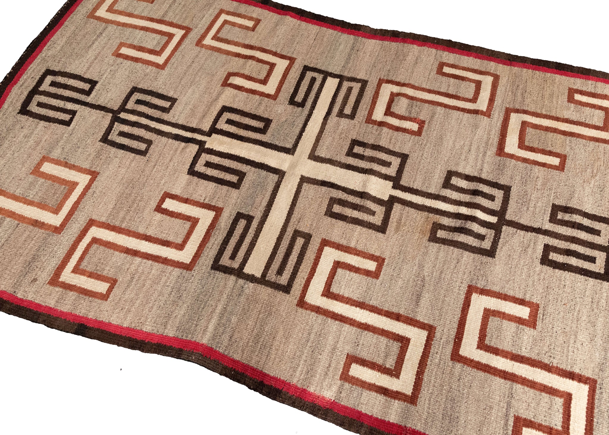 Antique Navajo Rug 3'4 x 5'3 HEIRLOOM