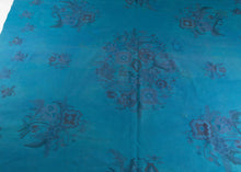 Vintage Romanian Overdye Kilim - 8' x 10'3