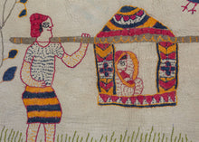 Antique Nakshi Kantha - 1' x 1'1