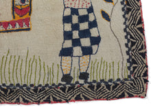 Antique Nakshi Kantha - 1' x 1'1