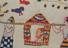 Antique Nakshi Kantha - 1' x 1'1