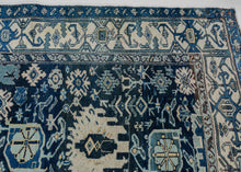 Square Persian Bidjar Rug - 4'7 x 4'11