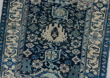 Square Persian Bidjar Rug - 4'7 x 4'11