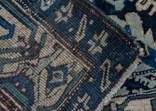 Square Persian Bidjar Rug - 4'7 x 4'11