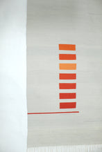 Andrew Boos "Orange and Grey Rug"