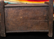 Vintage Swat Valley Hand Carved Wooden Chest - 13 3/4" x 20 1/2" x 12 1/4"
