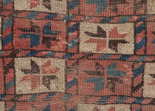 Antique Beshir Turkmen Rug - 6'3 x 7'11