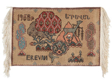 1968 Vintage Armenian Mat - 1'6 x 2'10