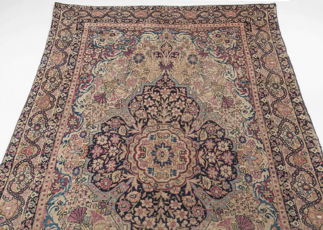 19th Century Antique Bergama Rug - 3'4 x 3'6 – HEIRLOOM