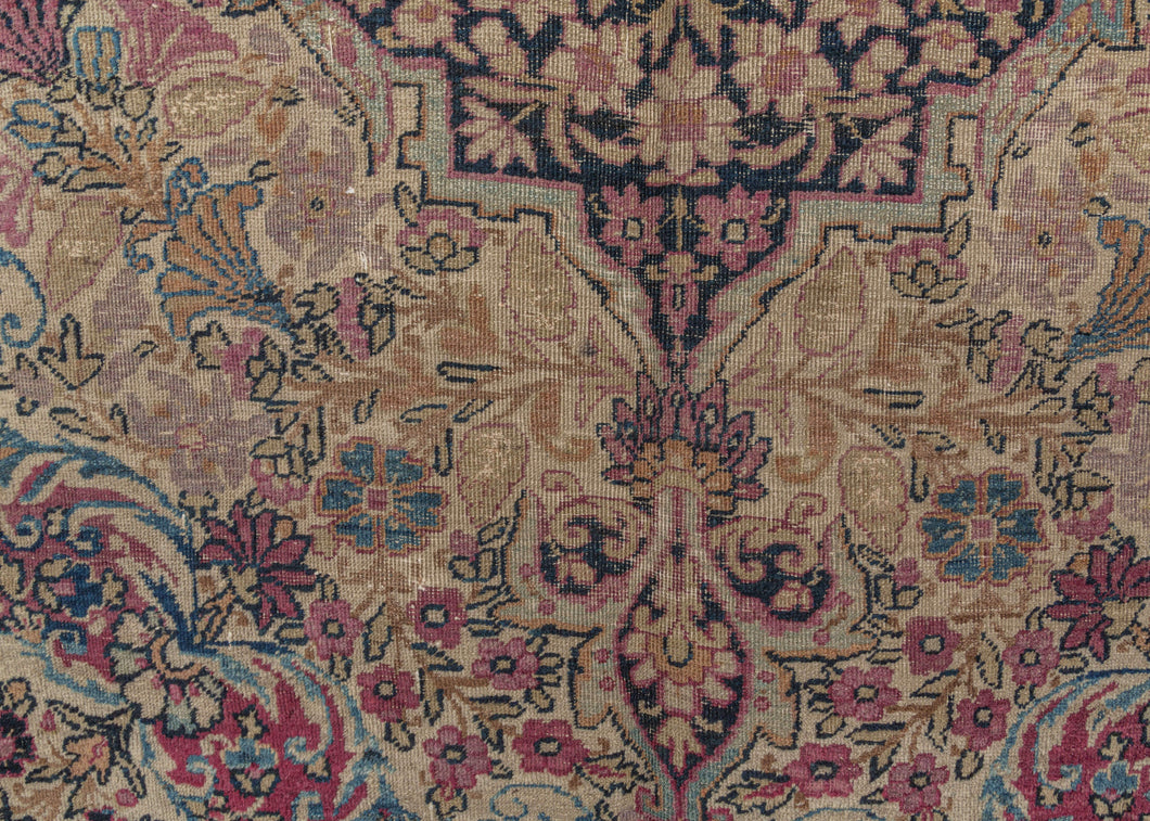 19th Century Lavar Kerman Rug - 4'6 x 6'3 – HEIRLOOM