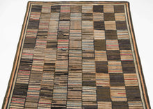 Antique Hook Rug - 4'2 x 5'11