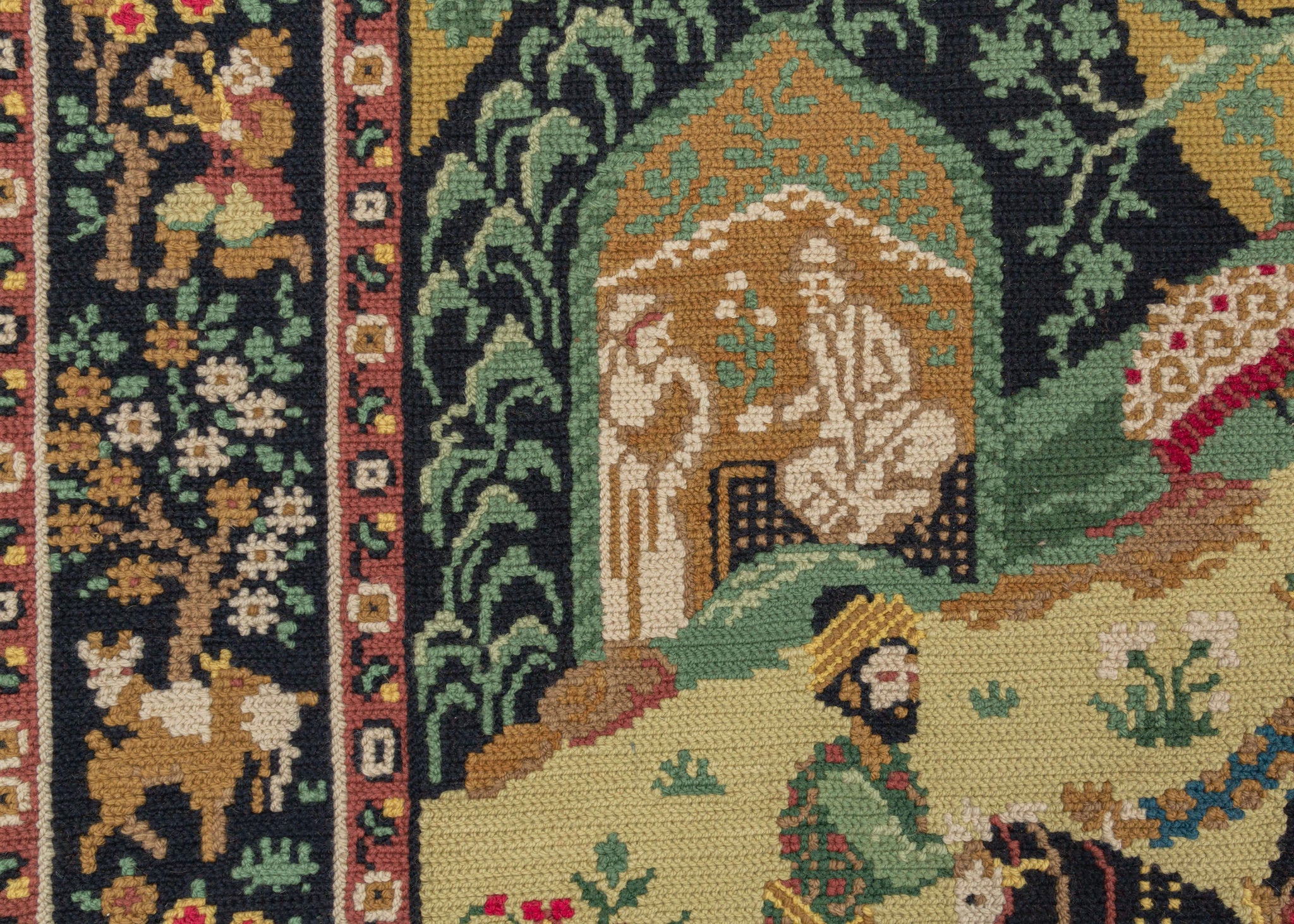 Portuguese Needlepoint Tapestry 4' x 6' HEIRLOOM