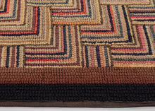 Antique Hooked Rug - 5'10 x 6'3
