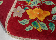 Red Chinese Deco Rug - 8'10 x 11'7