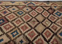 Mid Century Kurdish Rug - 4'5 x 10'8