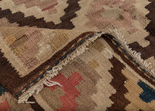Mid Century Kurdish Rug - 4'5 x 10'8