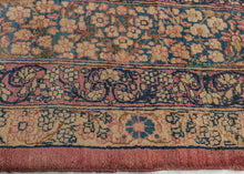 Antique Lavar Kerman Rug - 8'10 x 10'10