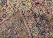 Antique Lavar Kerman Rug - 8'10 x 10'10