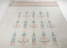 Mid Century Polish Kilim - 6'6 x 9'7