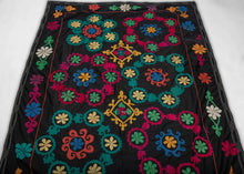 Vintage Vibrant Uzbek Suzani - 4'6 x 5'9
