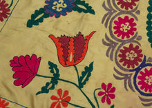 Vintage Bouquet Uzbek Suzani - 4'9 x 5'9