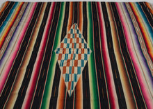 Rainbow Saltillo Sarape - 6'3 x 7'